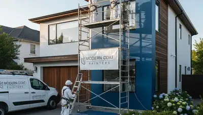 Professional exterior house painters improving curb appeal in Minneapolis, MN
