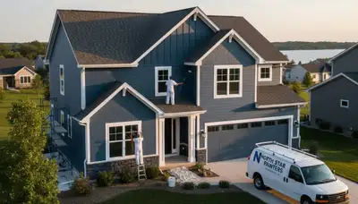 Professional house painting service in Minneapolis, MN for interior and exterior home painting