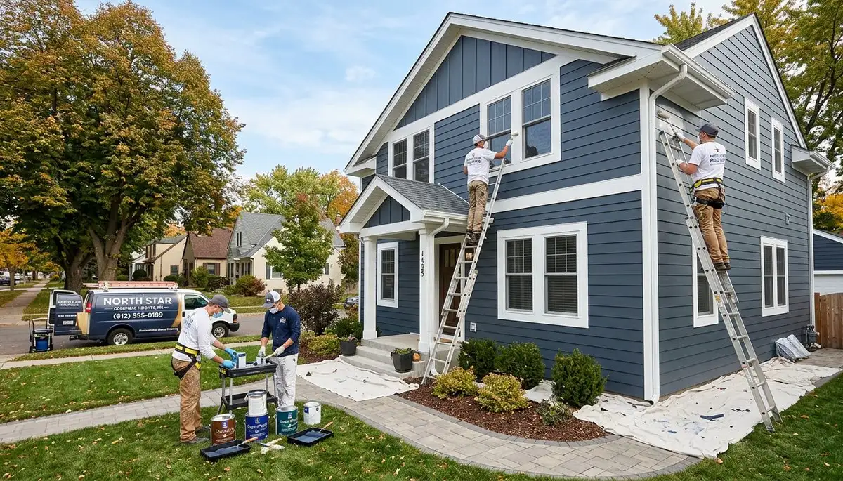 Professional house painters in Minneapolis MN providing expert exterior and interior painting services