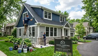 Professional house painters in Minneapolis MN providing expert residential exterior painting services