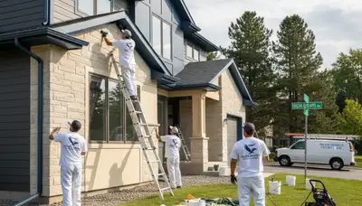 Minneapolis, MN house painters serving residential interior and exterior painting services