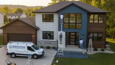 Professional house painting service in Minneapolis, MN for residential exterior and interior painting