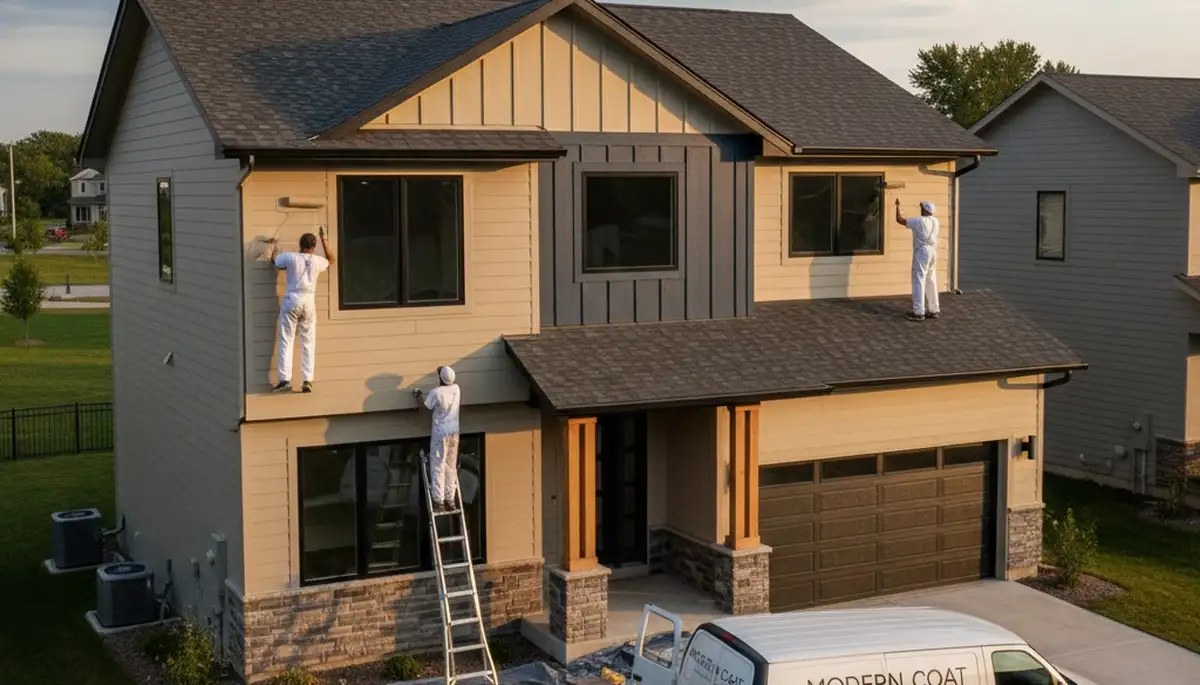 House painters in Minneapolis, MN providing professional interior and exterior painting services