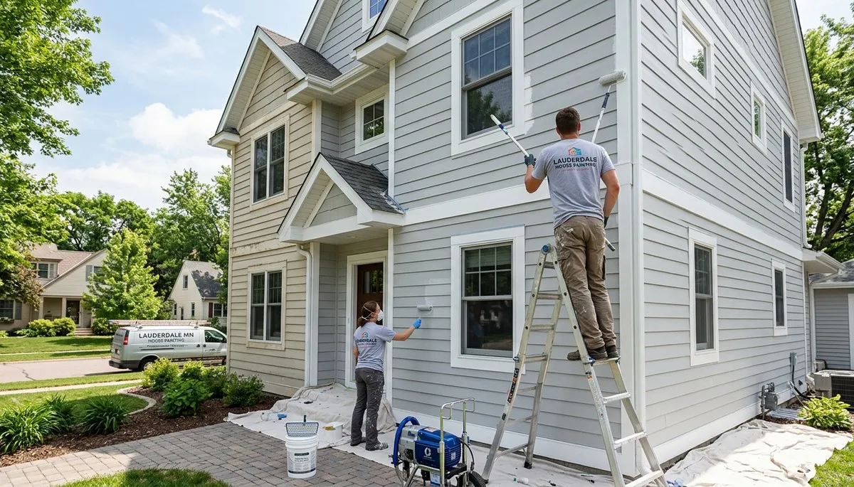 Professional house painters in Minneapolis MN providing expert exterior home painting services