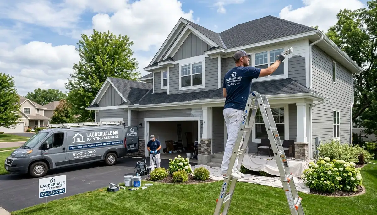 Professional house painters in Minneapolis MN providing expert exterior and interior painting services