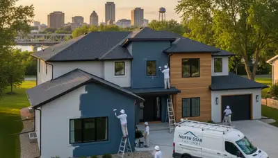 Minneapolis, MN house painters providing professional interior and exterior painting services