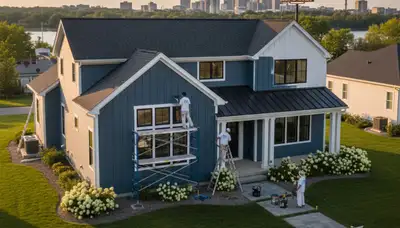 Minneapolis, MN house painters providing professional interior and exterior painting services