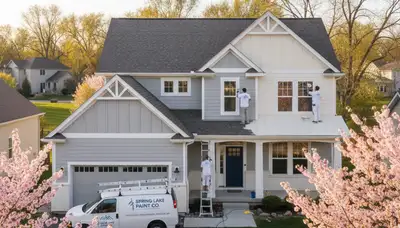 House painters in Minneapolis, MN providing professional interior and exterior painting services